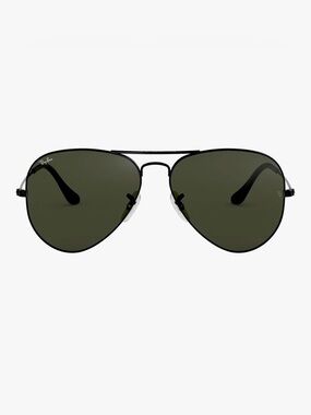 Ray-Ban Black Aviator Sunglasses with Black Case